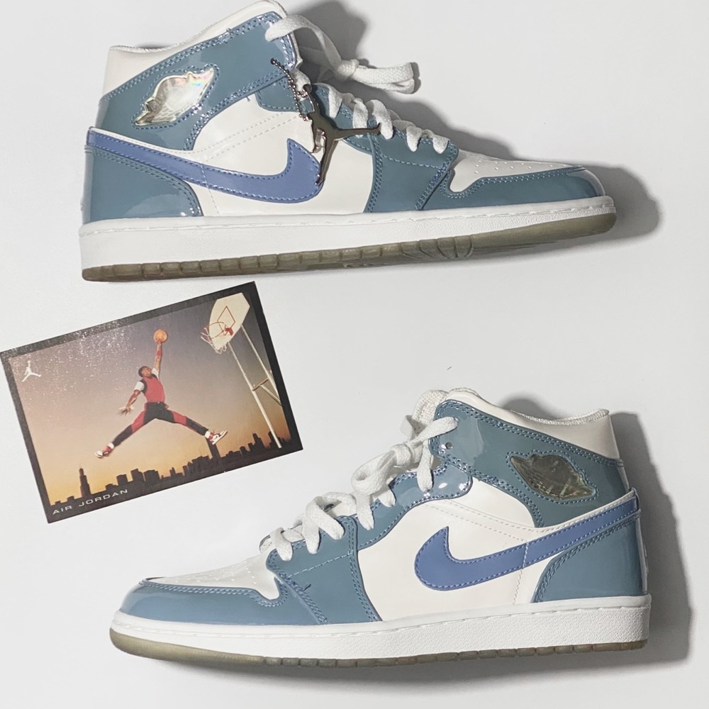 2003 Nike Air Jordan 1 Retro UNC Patent Size 10